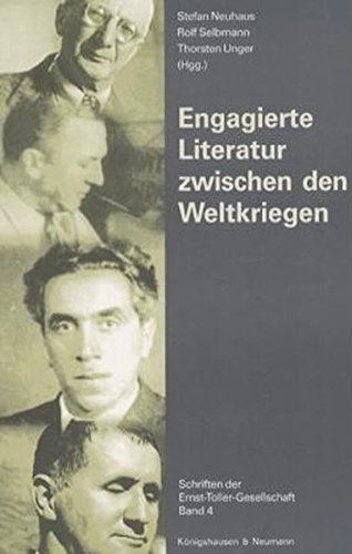 9783826023958: Engagierte Literatur zwischen den Weltkriegen