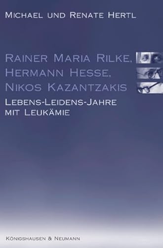 Beispielbild fr Rainer Maria Rilke - Hermann Hesse - Nikos Kazantzakis: Lebens-Leidens-Jahre mit Leukmie von Michael Hertl und Renate Hertl Unter diesem Aspekt mssen Leser, die diese Dichter schtzen, erstmals von einer ganz anderen Seite des Lebens dieser Dichter erfahren   ihrer Krankheit zum Tode. Dabei ist es nicht einfach eine medizinische Abhandlung, wie es auf den ersten Blick scheinen knnte. Es ist eine Biographie der letzten Jahre dieser in ihrem Gesamtwerk menschlich tief bewegenden Dichter. Ihr Lebensende hat einen tragischen medizinischen Akzent, den der Erkrankung an Leukmie. Leukmie ist leider   auch im allgemeinen Bewusstsein   eine aktuelle Krankheit, ber die viel gesprochen wird. Dass diese Dichter daran litten, ist weitgehend unbekannt. Nun sind sie ihr eigener Interpret in einer Betroffenheit, wie sie bedrngender nicht gedacht werden kann, mit einer Aussagefhigkeit, wie sie nur Dichtern eigen ist. Jeder einzelne dieser Drei steht unter der selben Bedrohung einem identisch Un zum Verkauf von BUCHSERVICE / ANTIQUARIAT Lars Lutzer