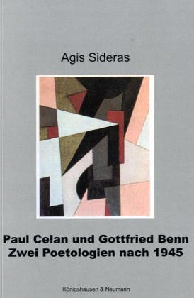 Imagen de archivo de Paul Celan und Gottfried Benn a la venta por HPB-Red