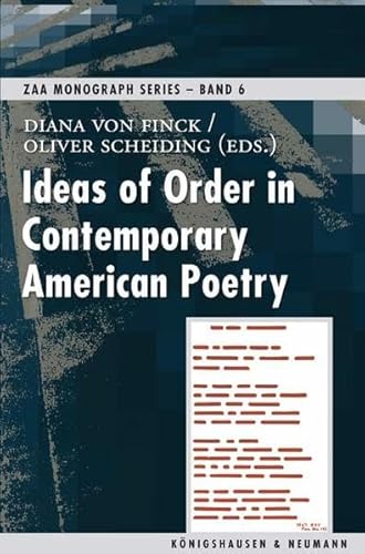 Beispielbild fr Ideas of order in contemporary American poetry zum Verkauf von Hiding Place Books