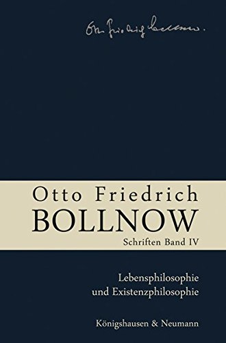 9783826041860: Otto Friedrich Bollnow: Schriften 4