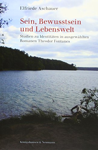 9783826053092: Sein, Bewusstsein und Lebenswelt: Studien zu Identitten in ausgewhlten Romanen Theodor Fontanes