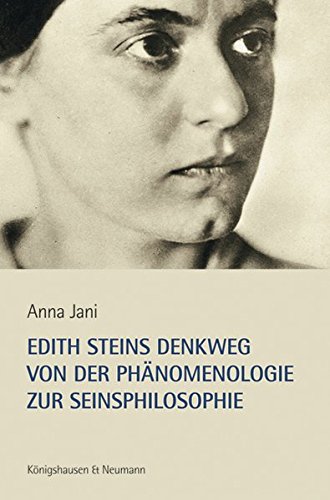 9783826056048: Jani, A: Edith Steins Denkweg von der Phnomenologie zur Sei