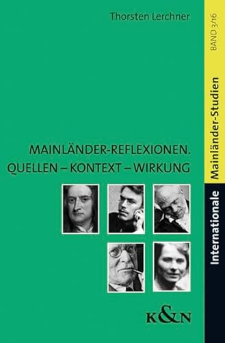 Beispielbild fr Mainlnder-Reflexionen: Quellen - Kontext - Wirkung zum Verkauf von GF Books, Inc.