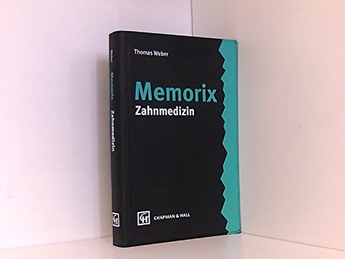 9783826100567: Memorix Zahnmedizin