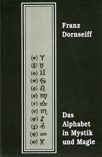 9783826204005: Das Alphabet in Mystik und Magie