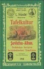 9783826206078: Louis Fritzsches Illustrierte Tafelkultur, Servietten-Album