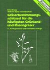 9783826330872: Grserbestimmungsschlssel fr die hufigsten Grnlandgrser und Rasengrser