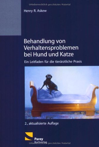 9783826333996: Behandlung von Verhaltensproblemen bei Hund und Katze (Livre en allemand)