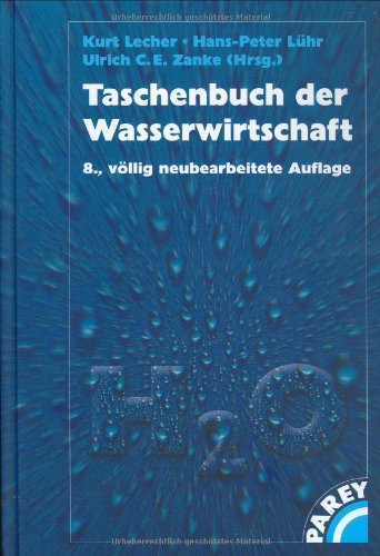 Stock image for Taschenbuch der Wasserwirtschaft. for sale by Buchpark