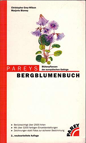 Stock image for Pareys Bergblumenbuch for sale by Antiquariat Armebooks