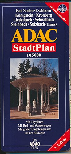 9783826400421: ADAC Stadtplan Bad Soden / Eschborn 1 : 15 000.