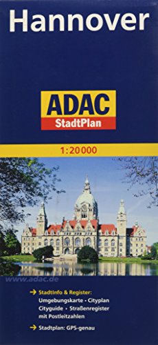 Beispielbild fr ADAC Stadtplan Hannover: StadtInfo & Register: Umgebungskarte, Cityplan, Cityguide, Straenregister mit Postleitzahlen. Stadtplan: GPS-genau zum Verkauf von medimops