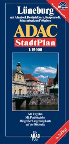 ADAC Stadtpläne, Lüneburg: Mit Cityplan. Mit Postleitzahlen. Mit großer Umgebungskarte - Aczel, Richard