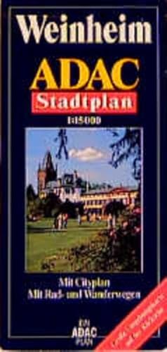 9783826404580: ADAC Stadtplan Weinheim 1 : 15 000: Mit Birkenau, Gorxheimertal, Heddesheim, Hemsbach, Hirschberg a.d.Bergstr. und Viernheim. Mit Cityplan. Mit Postleitzahlen. Mit groer Umgebungskarte