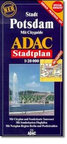 ADAC Stadtpläne, spezialgefaltet, Potsdam (ADAC Stadtplan spezialgefaltet) - Aczel, Richard