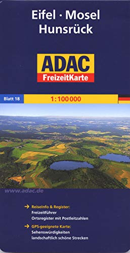 9783826409264: Carte touristique : Eifel, Mosel, Hunsrck, N BI18