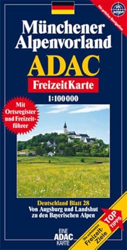 9783826409363: Carte touristique : Mnchener Alpenvorland, N BI28