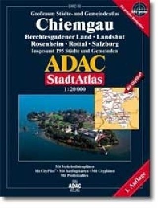 9783826411229: ADAC StadtAtlas Chiemgau 1:20.000 mit Berchtesgadener Land, Landshut, Rosenheim, Rottal, Salzburg