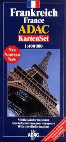 9783826411809: ADAC Kartenset (Frankreich) RegionalKarte 1:400000 (8 Karte)