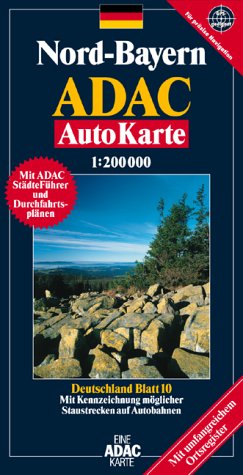 ADAC AutoKarte Deutschland 10. Bayern Nord 1: 200 000 (9783826412912) by [???]