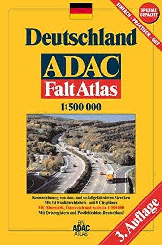 9783826413728: ADAC FaltAtlas Deutschland. 1 : 500 000.