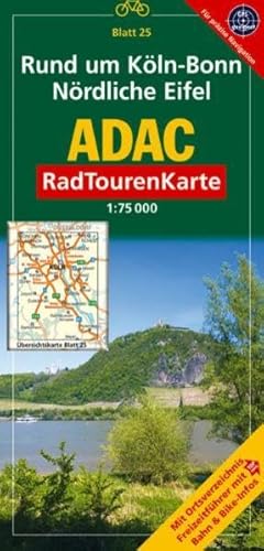 9783826415432: ADAC RadTourenKarte 25. Nord Eifel, Rund um Kln. 1 : 75 000