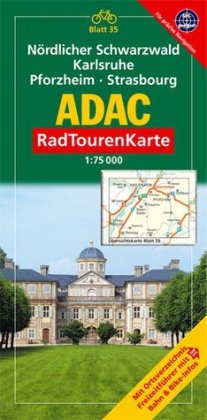 ADAC RadTourenKarte 35. Nördlicher Schwarzwald, Karlsruhe, Pforzheim. 1 : 75 000 - NA