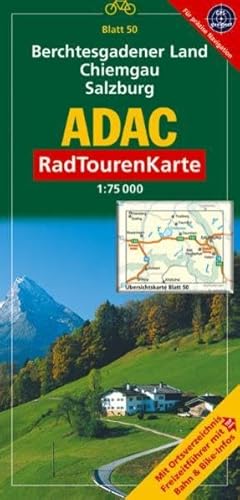 Beispielbild fr ADAC RadTourenKarte 50. Berchtesgadener Land, Chiemgau, Salzburg. 1 : 75 000: Mit Ortsverzeichnis, Freizeitfhrer mit Bahn&Bike-Infos zum Verkauf von medimops