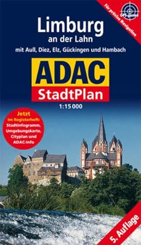 9783826418440: ADAC Stadtplan Limburg an der Lahn. 1 : 15 000: Mit Aull, Diez, Elz, Gckingen und Hambach. Jetzt im Registerheft: Cityplan, Stadtinfogramm, Umgebungskarte und ADAC-Info