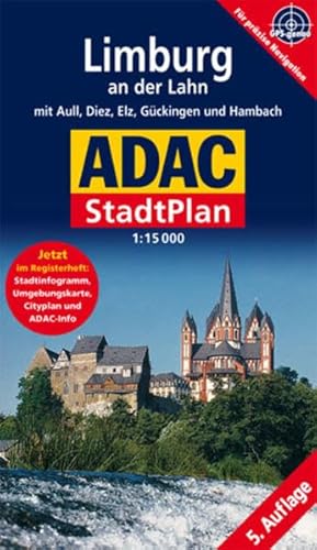 9783826418440: ADAC Stadtplan Limburg an der Lahn. 1 : 15 000: Mit Aull, Diez, Elz, Gckingen und Hambach. Jetzt im Registerheft: Cityplan, Stadtinfogramm, Umgebungskarte und ADAC-Info