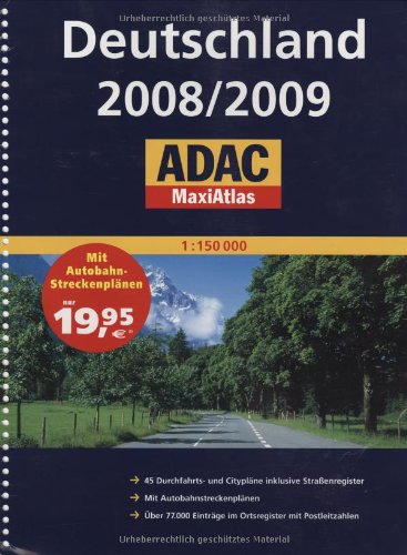 ADAC MaxiAtlas Deutschland 2008/2009