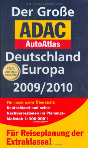 Beispielbild fr Der Groe ADAC AutoAtlas Deutschland / Europa 2009 /2010: Mit Hotelanzeigen und Reiseinfos, Innenstadtplnen und umfangreichem Ortsregister zum Verkauf von medimops