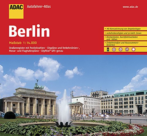 9783826421976: ADAC AutofahrerAtlas Berlin 1:14 000