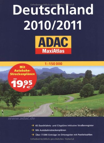 ADAC MaxiAtlas Deutschland 2010/2011 - o. Ang.