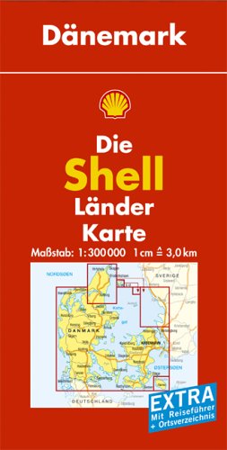 Imagen de archivo de Shell Lnderkarte / Dnemark. 1 : 300 000: Mit Reisefhrer und Ortsverzeichnis a la venta por medimops