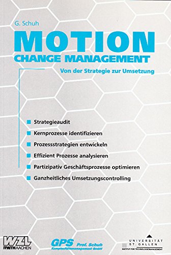 9783826538797: Motion-Change Management: Von der Strategie zur Umsetzung