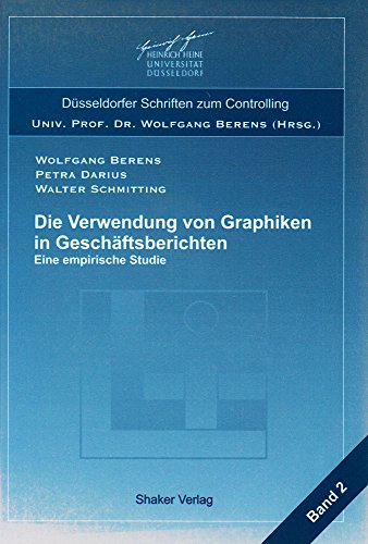 9783826555336: Berens, W: Verwendung von Graphiken in Geschftsberichten