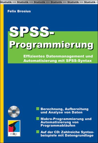 Imagen de archivo de SPSS-Programmierung a la venta por medimops