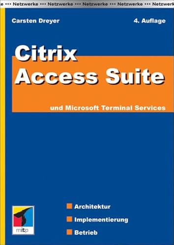9783826615443: Citrix Access Suite: und Microsoft Terminal Services