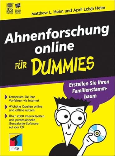 9783826629006: Ahnenforschung online fr Dummies. Erstellen Sie Ihren Familienstammbaum