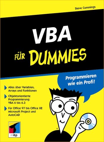 Beispielbild fr VBA fr Dummies zum Verkauf von medimops