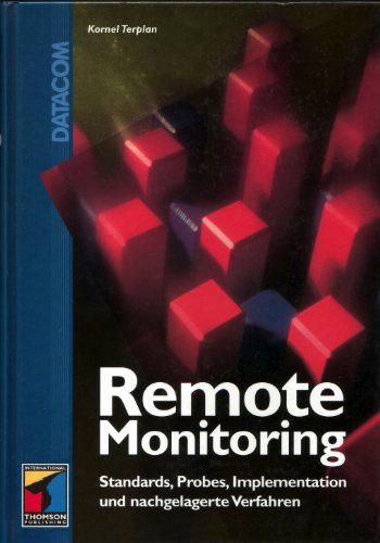 9783826640148: Remote Monitoring. Standards. Probes, Implementation und nachgelagerte Verfahren