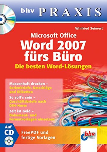 Beispielbild fr Microsoft Office Word 2007 frs Bro: Die besten Word-Lsungen zum Verkauf von medimops