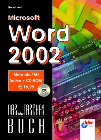 Microsoft Word 2002, Das bhv-Taschenbuch.