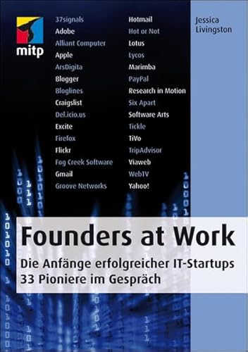 Imagen de archivo de Founders at Work: Die Anfnge erfolgreicher IT-Startups. 33 Pioniere im Gesprch a la venta por medimops