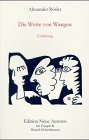 Beispielbild fr Die Wette von Wangen - Erzhlung . Edition Neue Autoren zum Verkauf von Hylaila - Online-Antiquariat