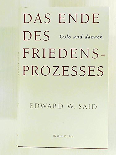 9783827004192: Das Ende des Friedensprozesses.