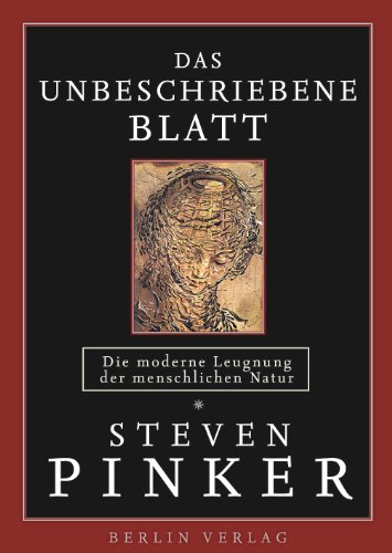 Das unbeschriebene Blatt. (9783827005090) by Steven Pinker