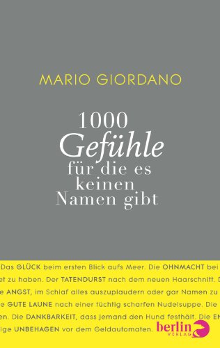 1000 Gefühle - für die es keinen Namen gibt - Giordano, Mario